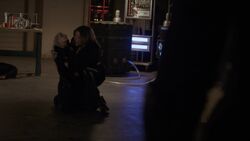 Hale catches  as she bleeds out