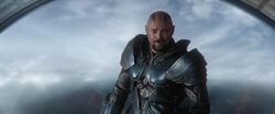 Skurge showing off to his beautiful dates