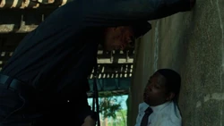 Frank saving Mahoney