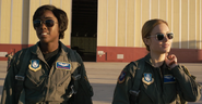 Danvers y Maria en la Fuerza Aérea de los Estados Unidos.