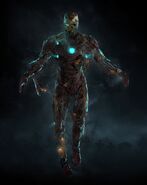 Zombie Iron Man concept art 3