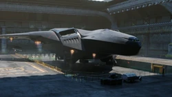 The Zephyr landing in the 