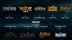 marvel phase 3 lineup announcement clipart
