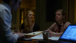 Nelson helps dig for evidence with Murdock and 