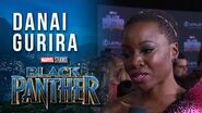 Danai Gurira at Marvel Studios' Black Panther World Premiere Red Carpet