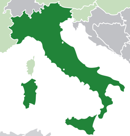 Map of Italy