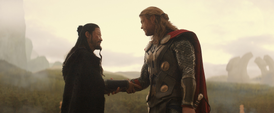 Hogun se despide de Thor