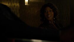 Dillard listens to music in 