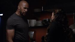 Mackenzie arguing with 