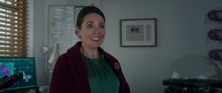 Sonya Falsworth greets Skrulls