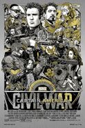Captain America Civil War Mondo Poster 3