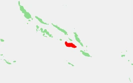 Map of Guadalcanal