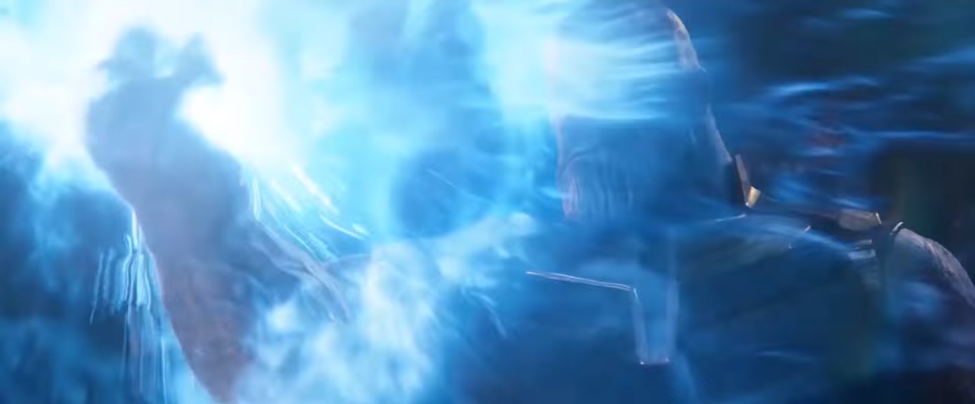 Infinity War Thanos destroys Tesseract