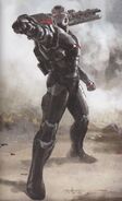 Avengers Infinity War War Machine concept art 3