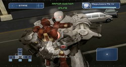 Iron Monger Grabs Iron Man PS2