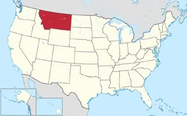 Map of Montana