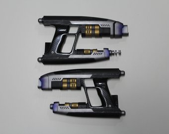 Бластер Звездного Лорда из Стражей Галактики NERF STAR-LORD QUAD BLASTER Hasbro A7910