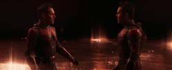 Ant-Man inside of the Probability Storm