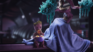 Baby Groot eating