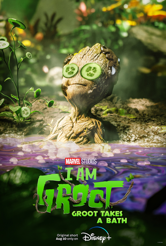 Groot Takes a Bath Poster