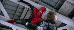 Spider-Man Grabs Mysterio (Upward)