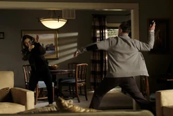 Симмонс противостоит 