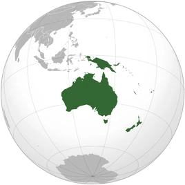 Map of Oceania