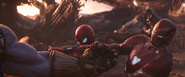 Iron Man & Spider Taking the Gauntlet