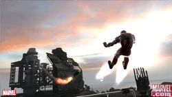 Iron Man at Reactor Building