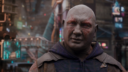 Drax having a conversation with 
