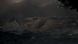 The remnants of Zephyr One as the ' base