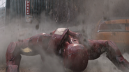 Iron Man Knocked Down