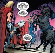 Sleipnir in Thor: The Dark World Prelude