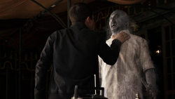 Elias being frozen to death by 