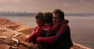 Spider-Men hug