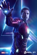 Avengers Infinity War Iron Man poster
