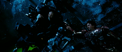 Tony Stark saves Obadiah Stane