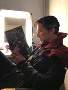 Benedict Cumberbatch comic BTS