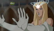 Emma Frost trying to mind control Polaris