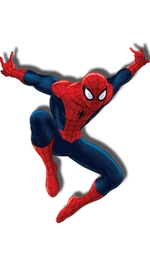 Footer character spiderman