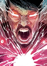 Iron Man in one of his final form as the "Patient Zero" of the Nightmare's Dream