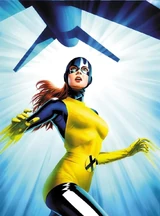 Jean Grey's first X-Men suit, often wearing it in her early days as an X-Man