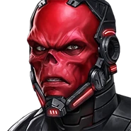 Red Skull after further cybernetically enhancing himself before his battle against Captain America.