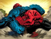 Red Hulk and A-Bomb's final confrontation