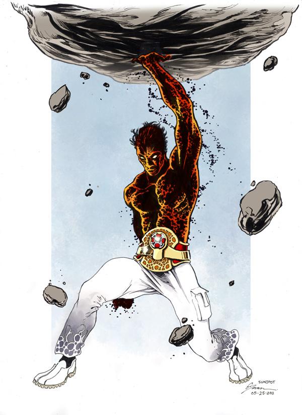 Sunspot - Marvel Comics - New Mutants - Roberto da Costa - Profile 