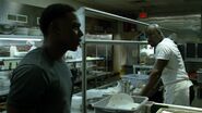 Luke Cage sees Shameek Smith at the Harlem's Paradise