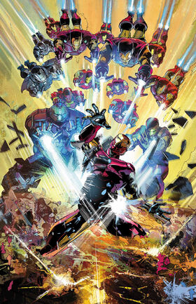 Clash of the Iron Man Armors