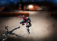 Spider-Man punches Black Cat