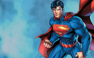 Superman - Tony Stark, the CEO of Stark Industries, discovered a glowing green meteorite that had crashed on Earth. It gave him super powers such as flight, super strength, super speed, heat vision, and many other abilities. He uses these incredible powers to protect Earth as "Superman".