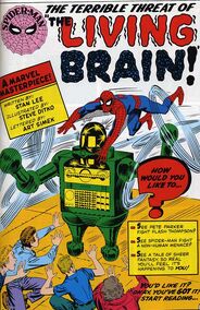 9-Spider-Man vs Living Brain